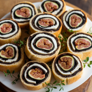 Fig and Goat Cheese Pinwheels