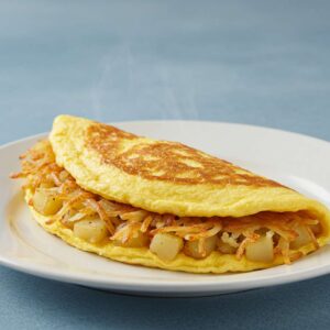 Hash Brown Stuffed Omelette