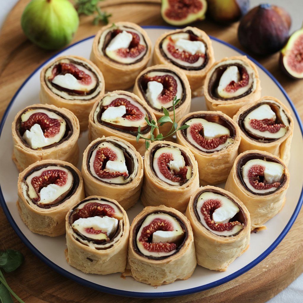 Fig and Goat Cheese Pinwheels