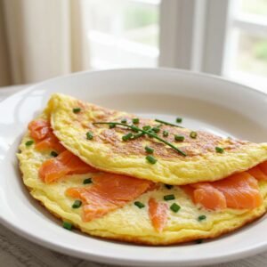 Smoked Salmon Omelette