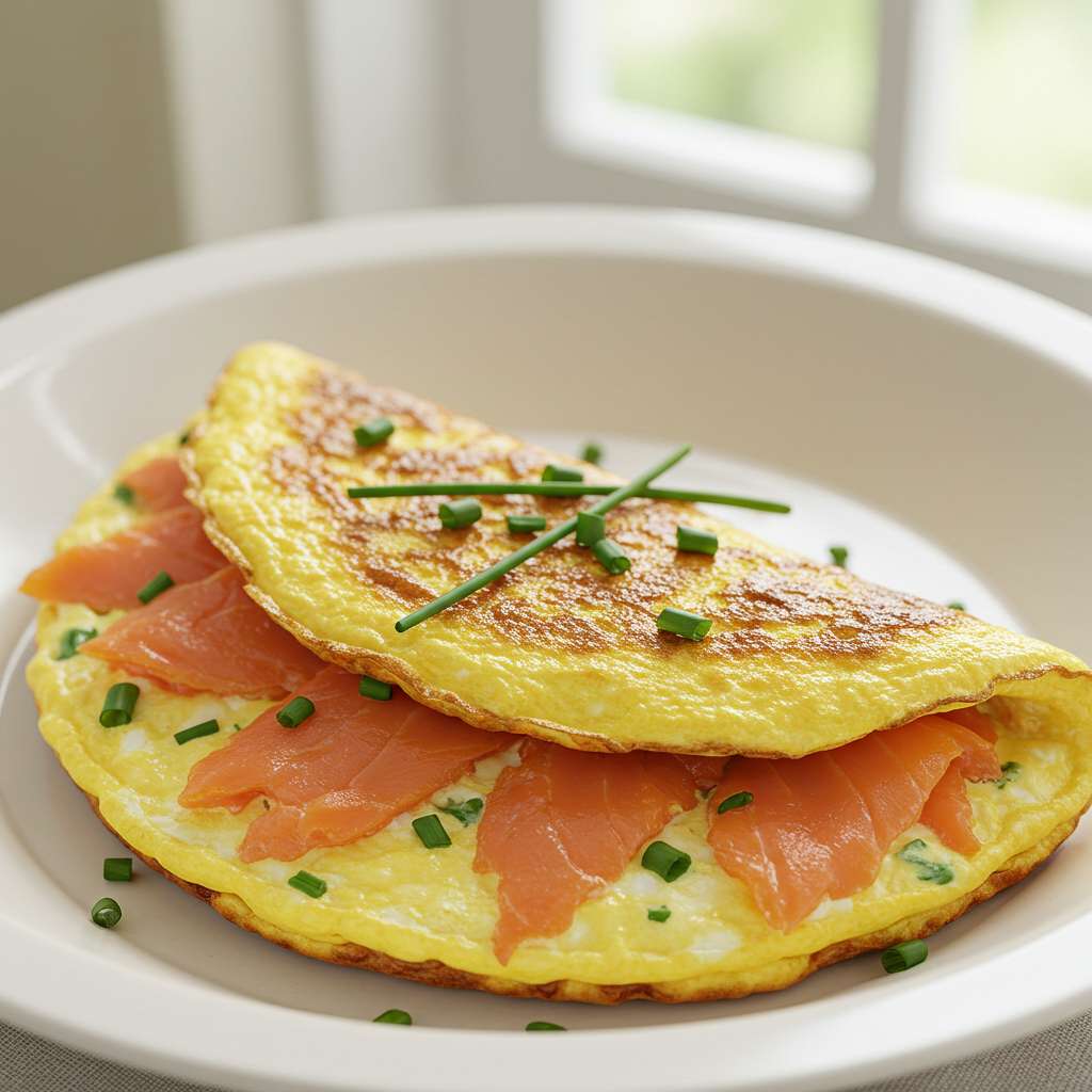 Smoked Salmon Omelette