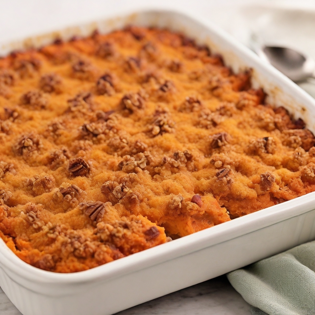 Sweet Potato Casserole Thanksgiving Recipe