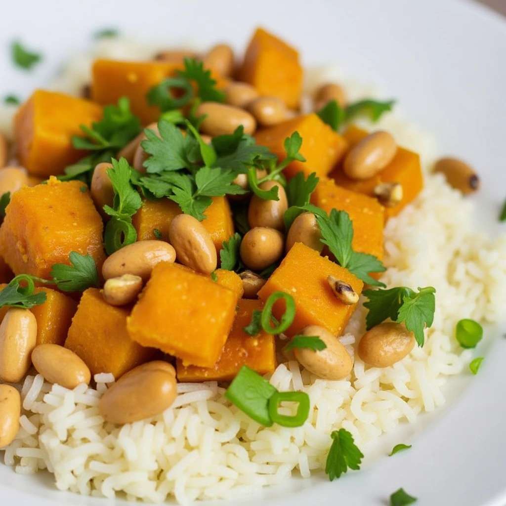 Sweet Potato & Peanut Curry