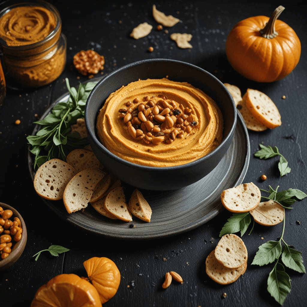 Easy Roasted Pumpkin Hummus recipe