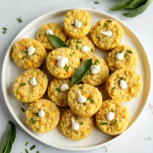 Butternut Squash and Sage Polenta Bites