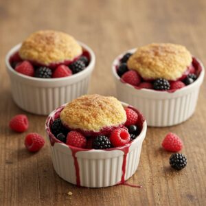 Berry Cobbler Cups