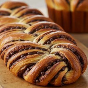 Braided Chocolate Chip Brioche