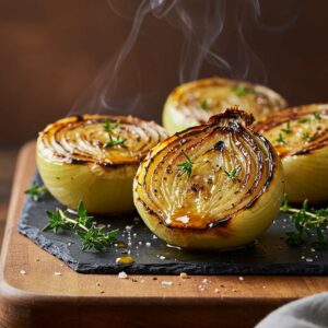 Grilled Vidalia Onion with Beef Bouillon