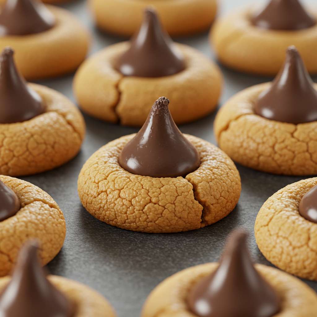 Peanut Butter Blossom Cookies