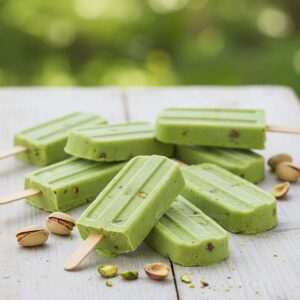 Pistachio Ice Cream Bars