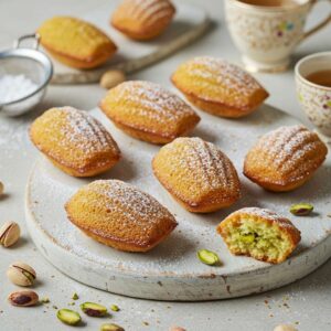 Pistachio Madeleines