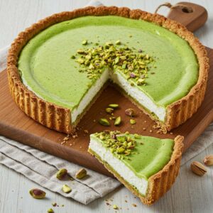 Pistachio and Mascarpone Pie