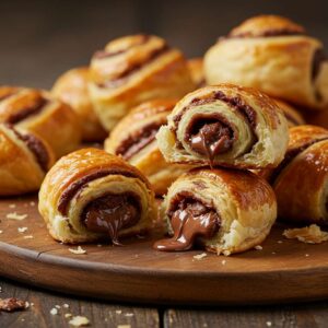 Puff Pastry Nutella Rolls