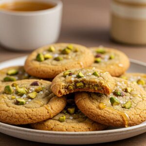 Salted Honey Pistachio Cookies