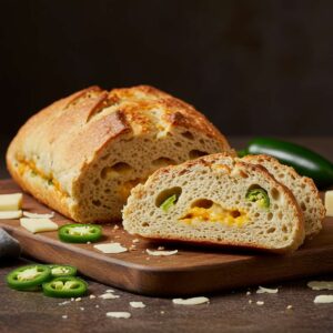 Vegan Jalapeño Cheese Artisan Bread